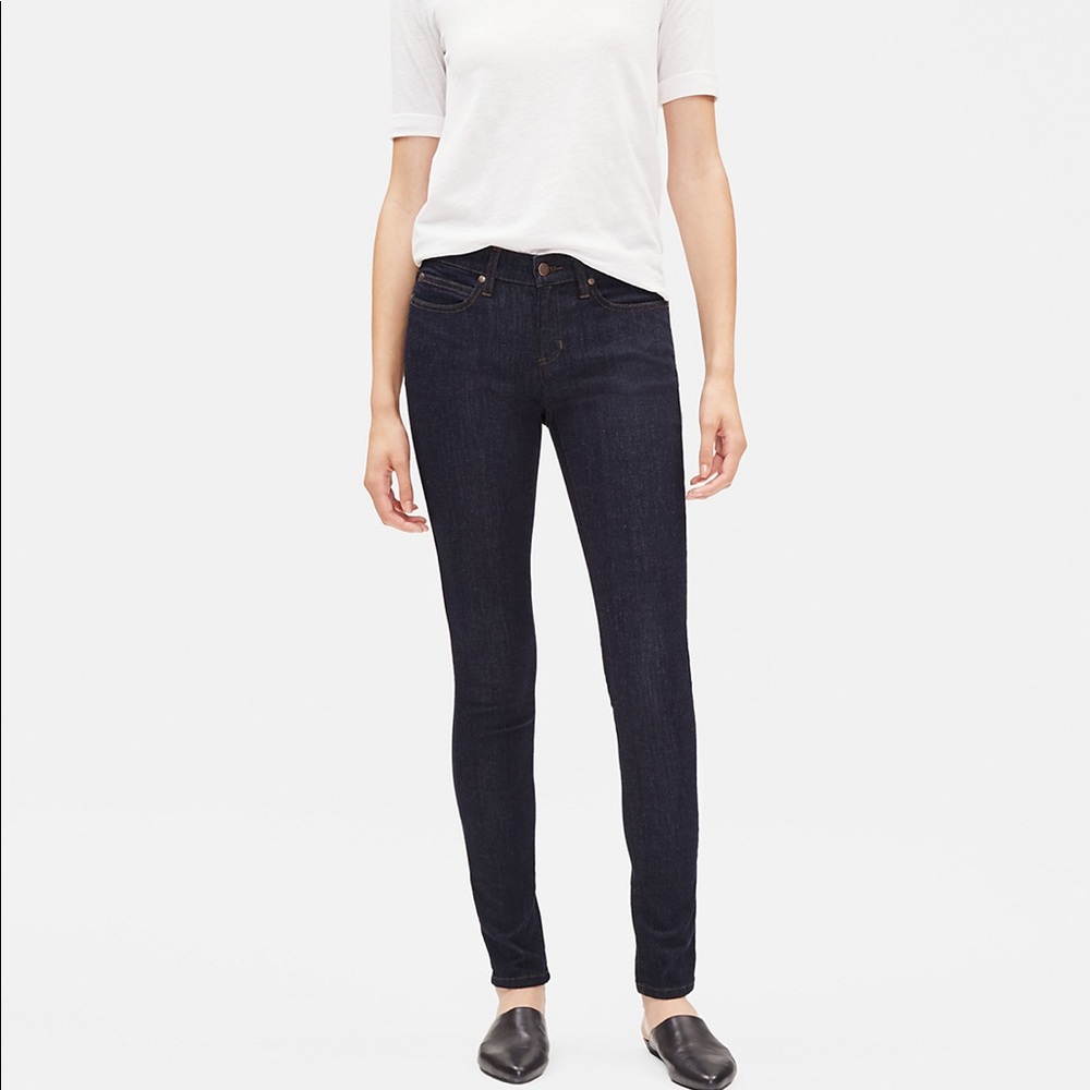 EILEEN FISHER Organic-Cotton Stretch Skinny Jeans - Regular